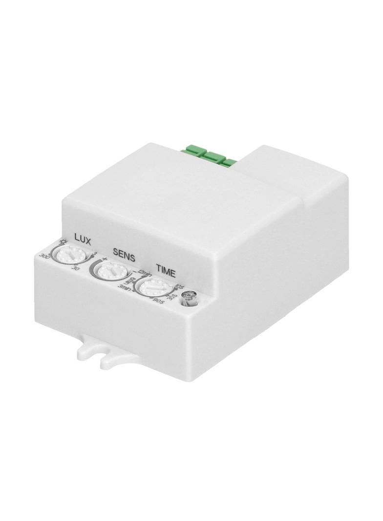Mikrofalowy czujnik ruchu, mini, 360°/180°, IP20, 1200W
