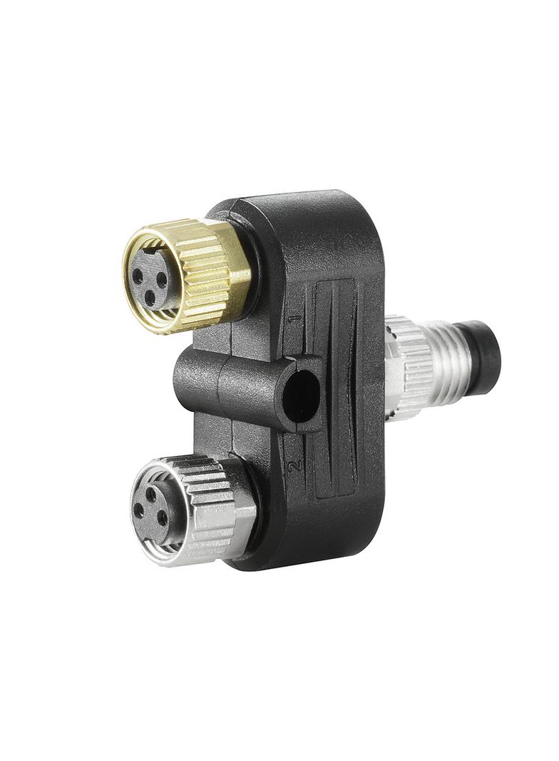 SAI-Y-3/3 M8-M8 Adapter czujnik-siłownik, Liczba biegunów: 3, kodowanie: M8 = żadna, M8 / M8, 24 V /1szt./ 1524700000 WEIDMÜLLER