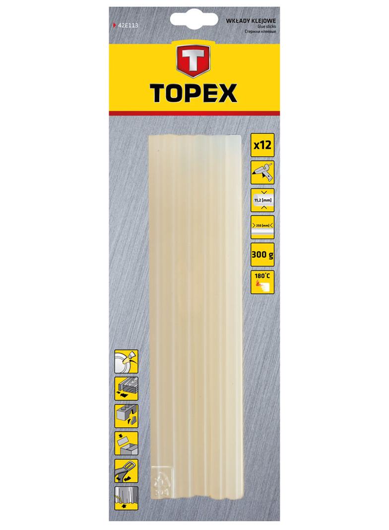 Wkłady klejowe 11 mm, przezroczyste, 12 szt.