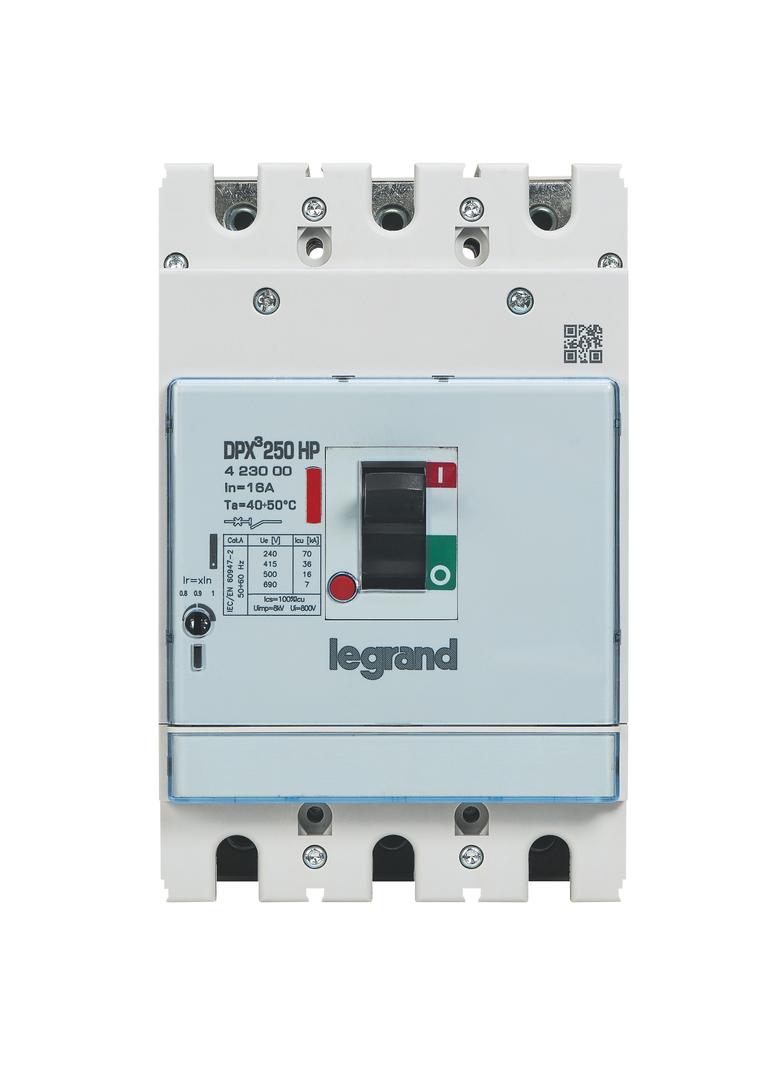 Wyłącznik DPX3 250 Hp 3P 16A 36kA 423000 LEGRAND