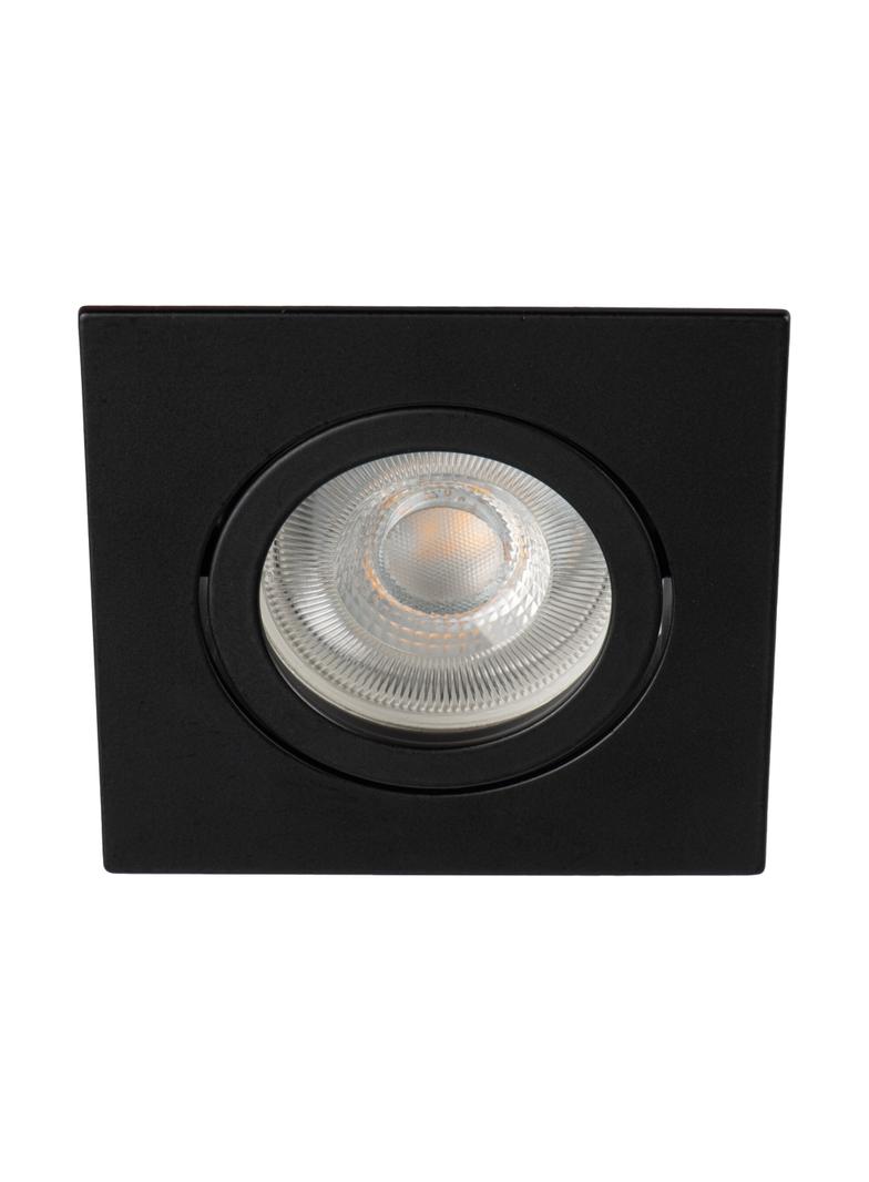DALLA DTL-B Oczko sufitowe DALLA DTL-B kwadratowy stop aluminium kolor czarny 1XGx5,3/GU10 KANLUX