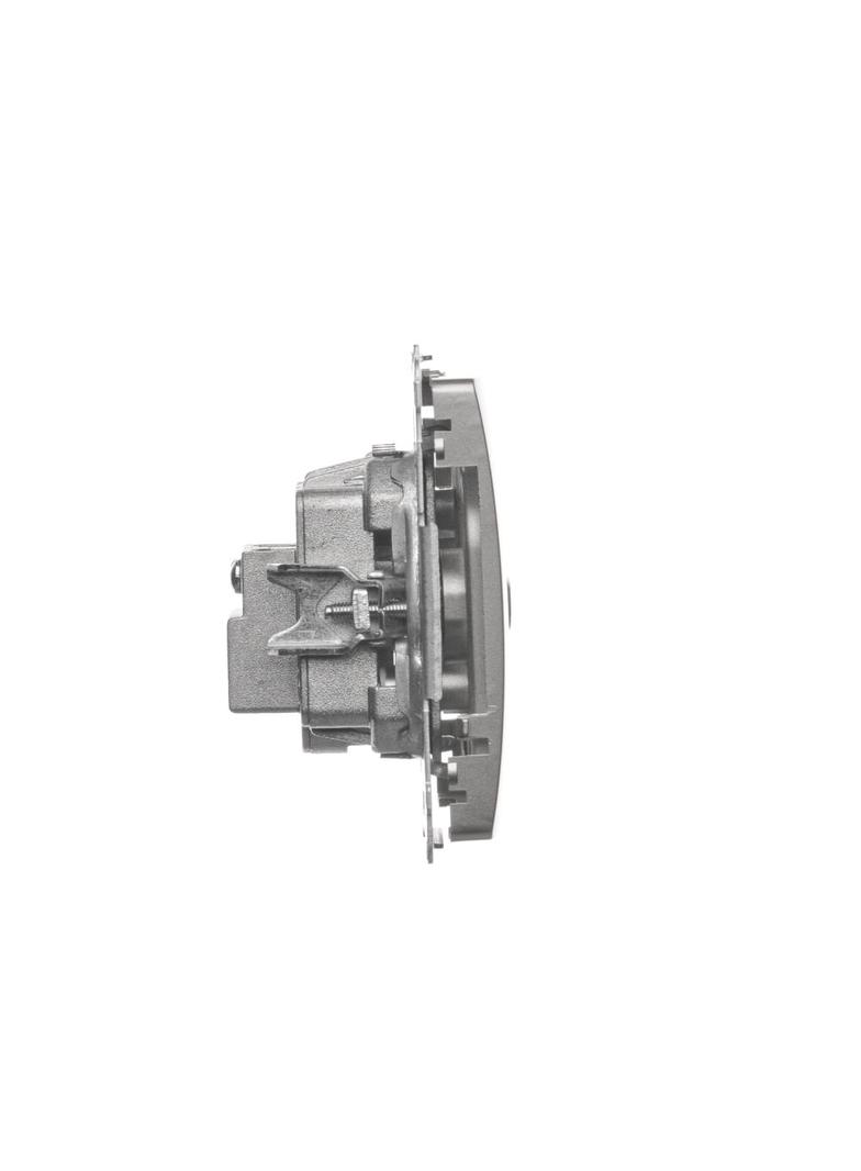 Simon Basic Gniazdo antenowe TV-DATA 1x wejście: 5–1000 MHz satynowy