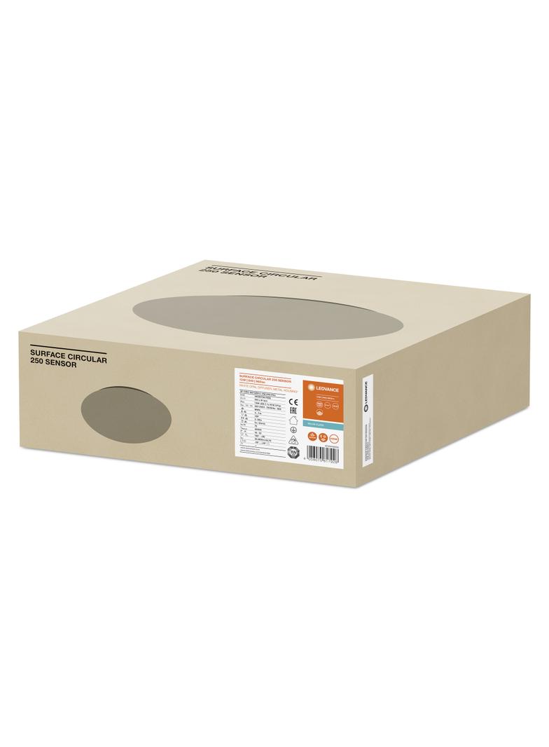 Plafon LED SURFACE CIRCULAR 250 SENSOR 13W 840 IP44 4058075617926 LEDVANCE