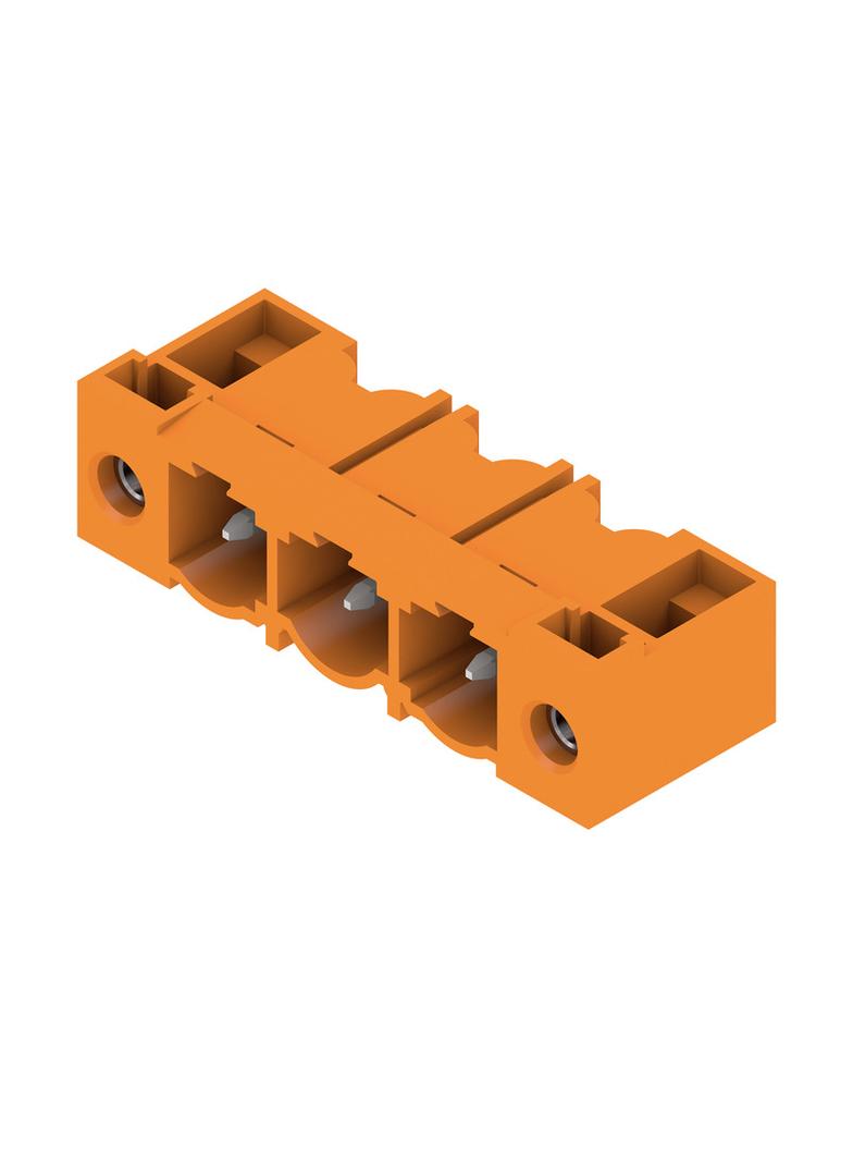 SL 7.62HP/03/90F 3.2 SN OR BX Wtyki PCB (złącza płyty), 7.62 mm, Liczba biegunów: 3, kąt odejścia: 90° /54szt./ 1026820000 WEIDMÜLLER