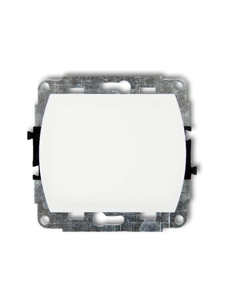 TREND Mechanizm łącznika schodowego (jeden klawisz bez piktogramu) biały