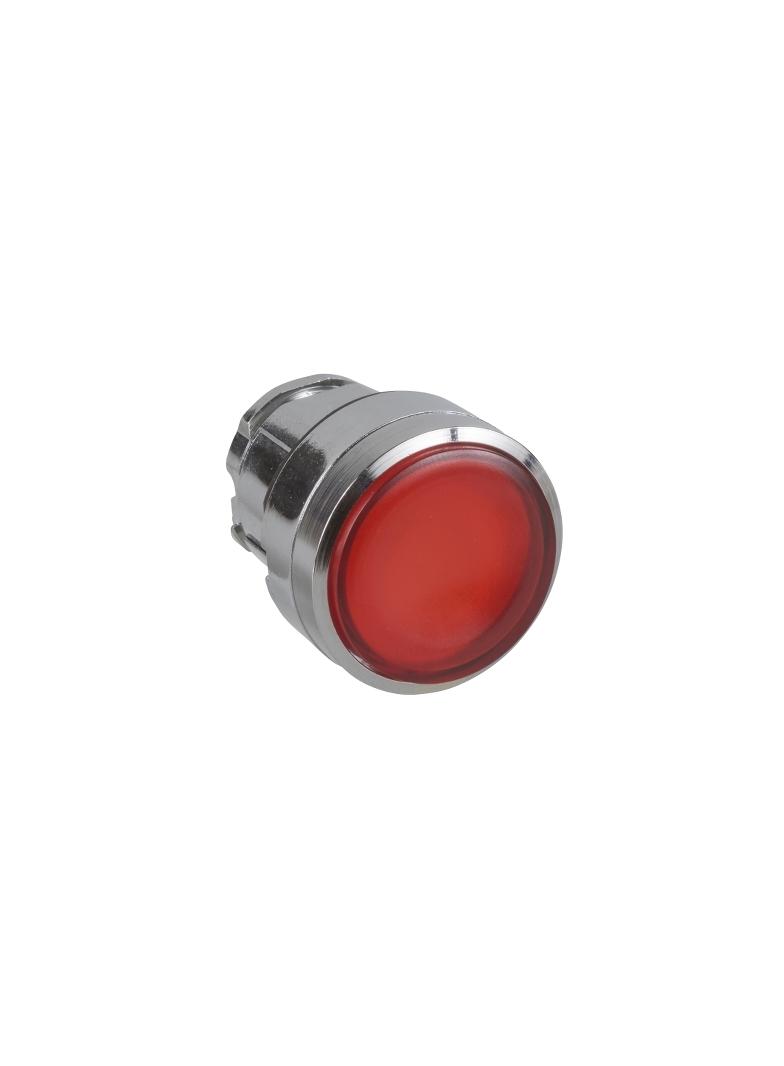 Harmony XB4 Przycisk fi22 czerwony push push LED okrągły metalowy ZB4BH0483 Schneider