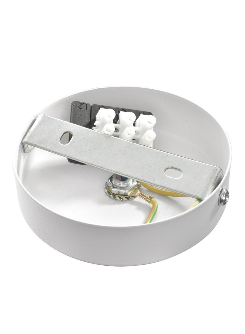 MILAGRO Lampa wisząca CLARK WHITE/GOLD 1xE27