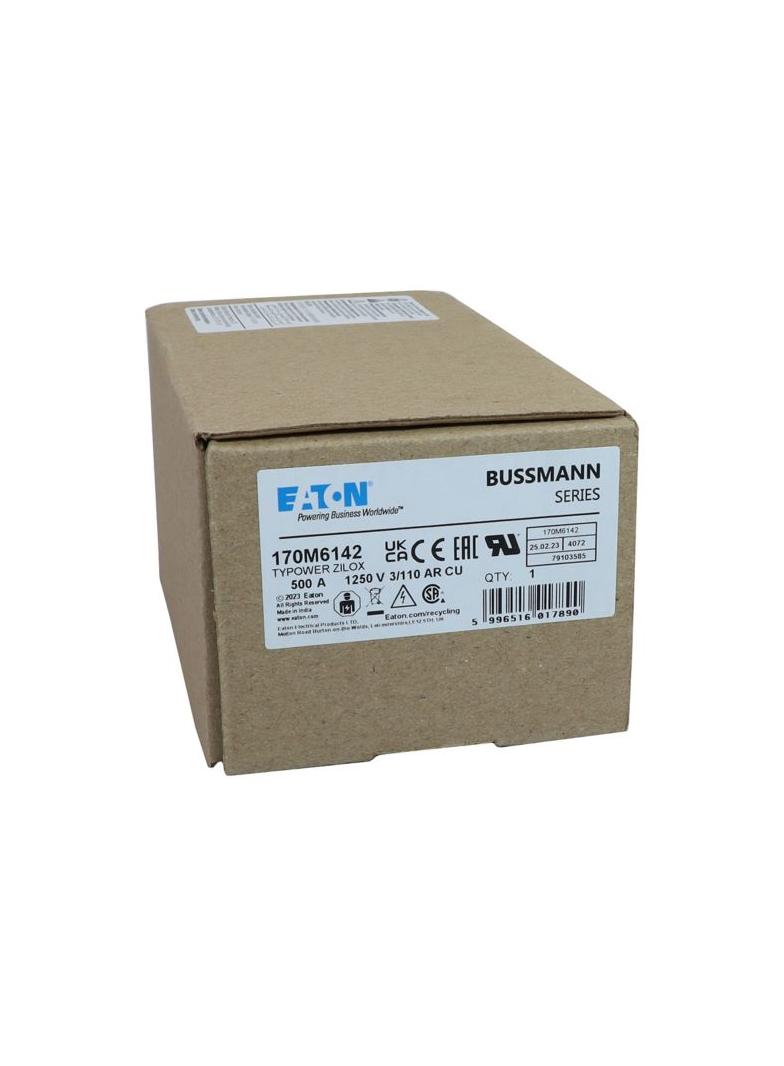 500A 1250V 3/110 aR INDICATOR FUSE Wkładka szybka 500A AC 1250V rozmiar 3 76x90x139 mm aR D 170M6142