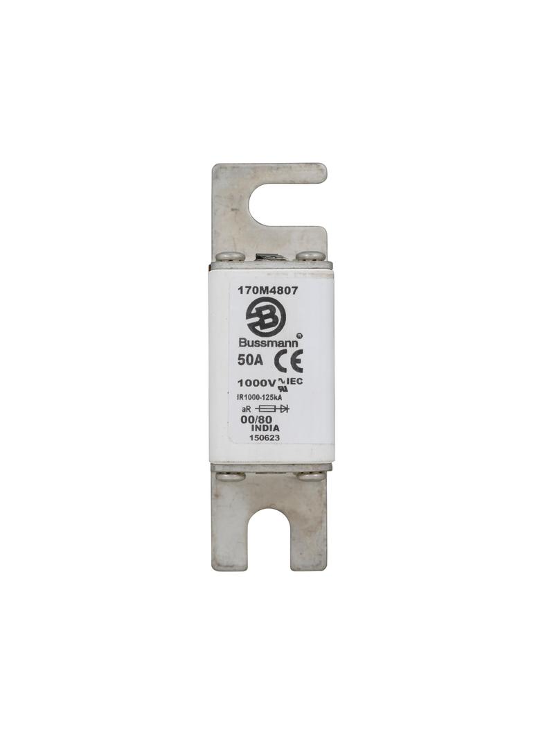 50A 1000V 00/80 aR INDICATOR FUSE Wkładka szybka 50A AC 1000V rozmiar 00 30x47x98 mm aR DIN 170M4807