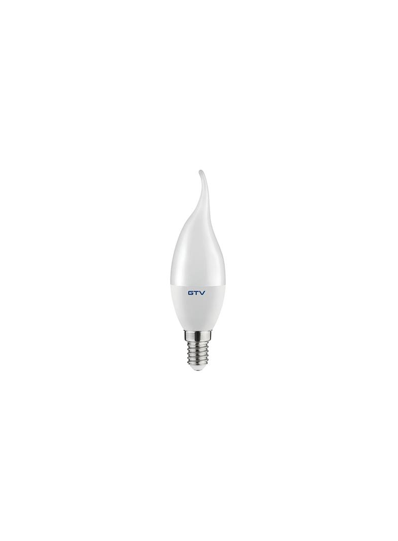 ŻARÓWKA LED, C37L, SMD 2835, CIEPŁY BIAŁY, E14, 8W, AC220-240V, KĄT ŚWIECENIA 160*, 640 LM