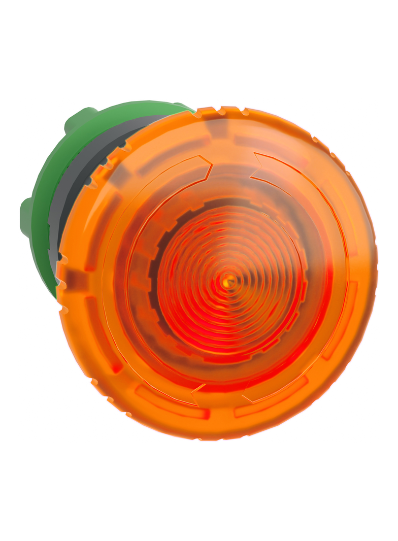 Harmony XB5 Napęd przycisku grzybkowego O40 pomarańczowy odryglowany przez obrót LED plastik