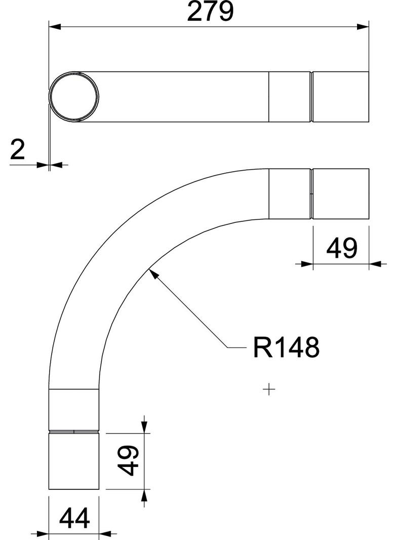 SBN40 FT, Kolanko rurowe
