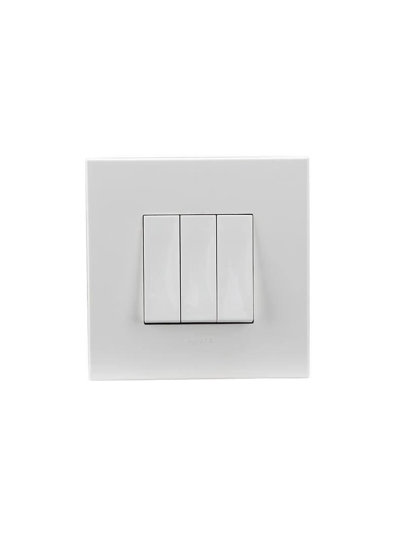 Mosaic Łącznik Potrójny 20Ax 250 V 2 Modułowy Biały 572043 LEGRAND