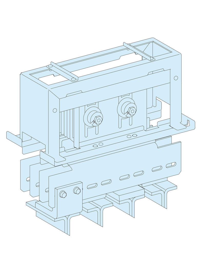 Rozdzielnice PrismaSet, interfejs do szynoprzewodu Canalis MTZ2 3200A 4P