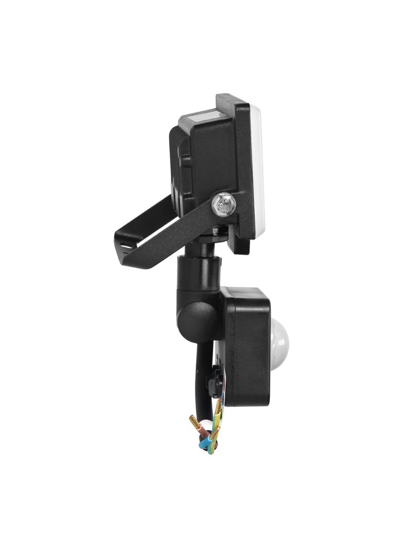 PORTO S LED 10W naświetlacz z PIR, 800lm, IP44, 4000K, aluminium + poliwęglan