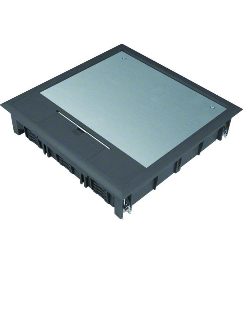 tehalit.VE-EE Pokrywa uchylna VQ12 244x244 wykładzina 5mm czarny PA VQ12059005 HAGER