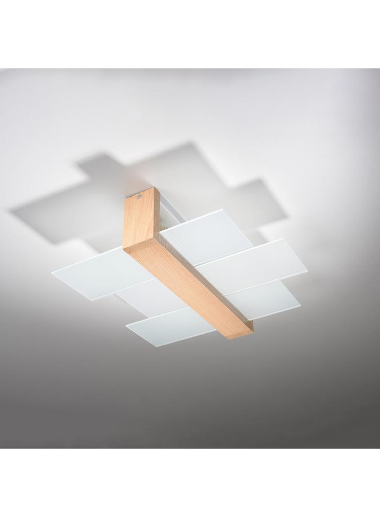 Sollux Plafon FENIKS 2 naturalne drewno SL.0076