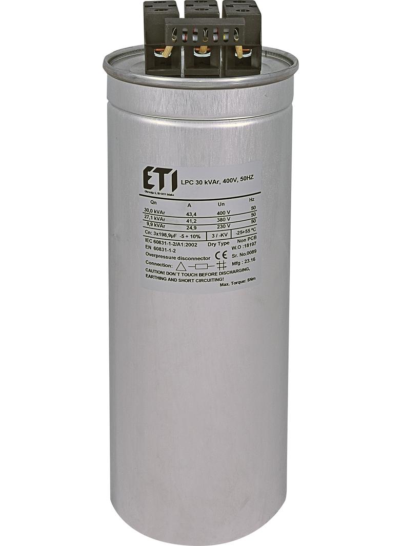 Kondensator LPC 30 kVAr, 400V, 50Hz 004656755 ETI