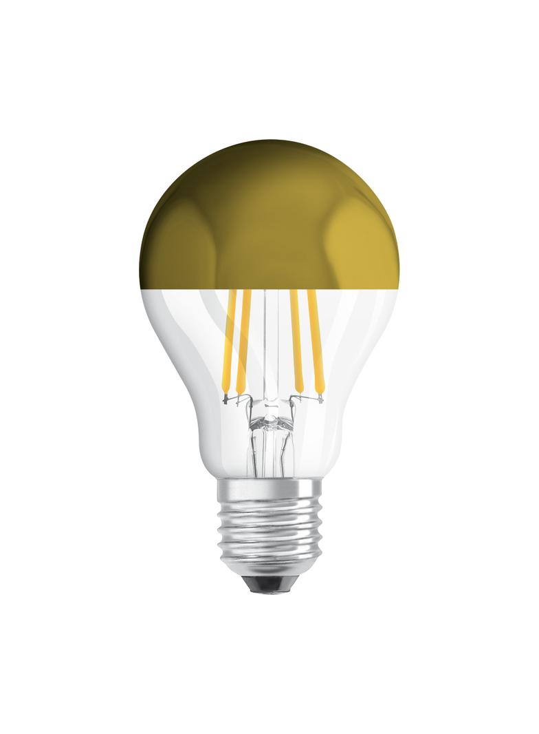 LED STAR CL A FIL Mirror Gold 37 non-dim 4W 827 E27 LAMPA LED LEDVANCE