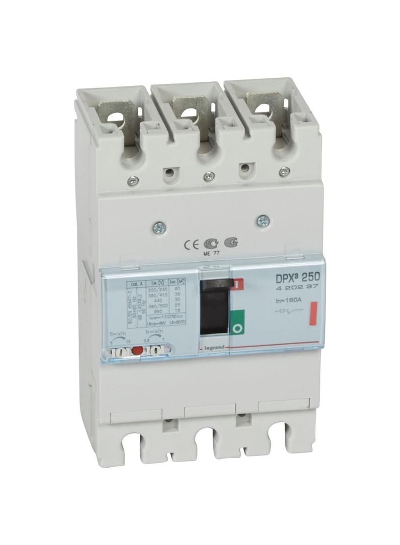 Wyłącznik DPX3 250 3P 160A 36kA 420237 LEGRAND