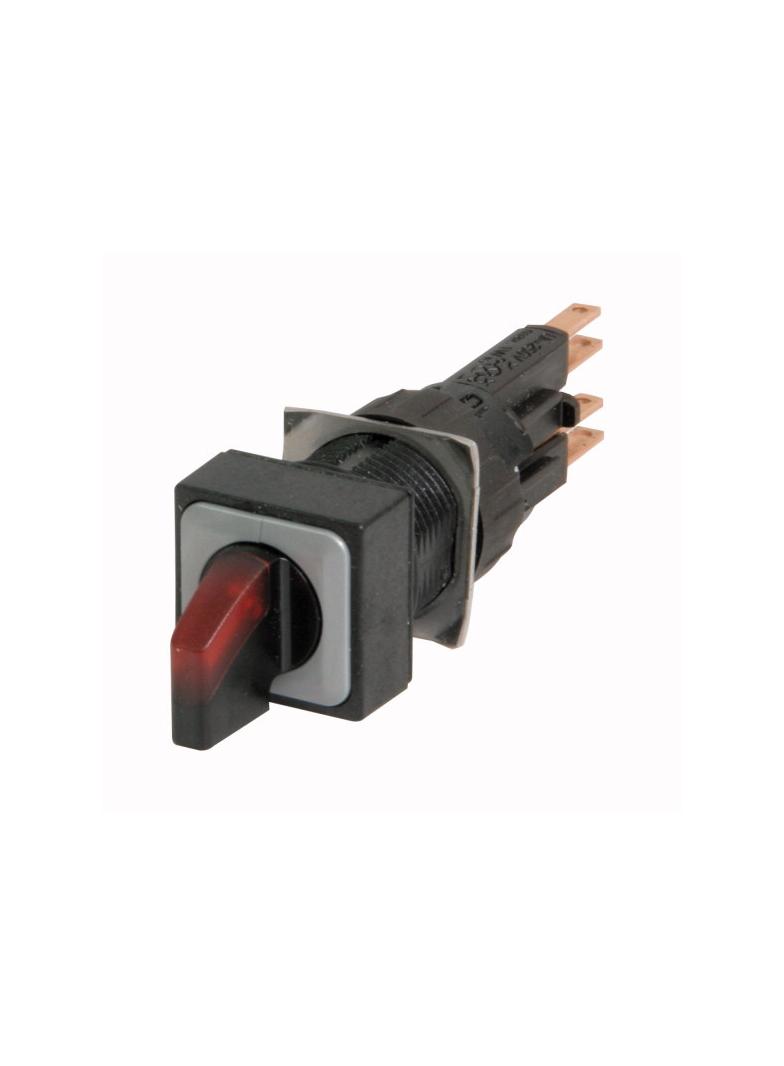 Q18LWK3R2-RT PRZEŁĄCZNIK PODŚWIETLANY 3 POŁOŻENIA,CZERWONY