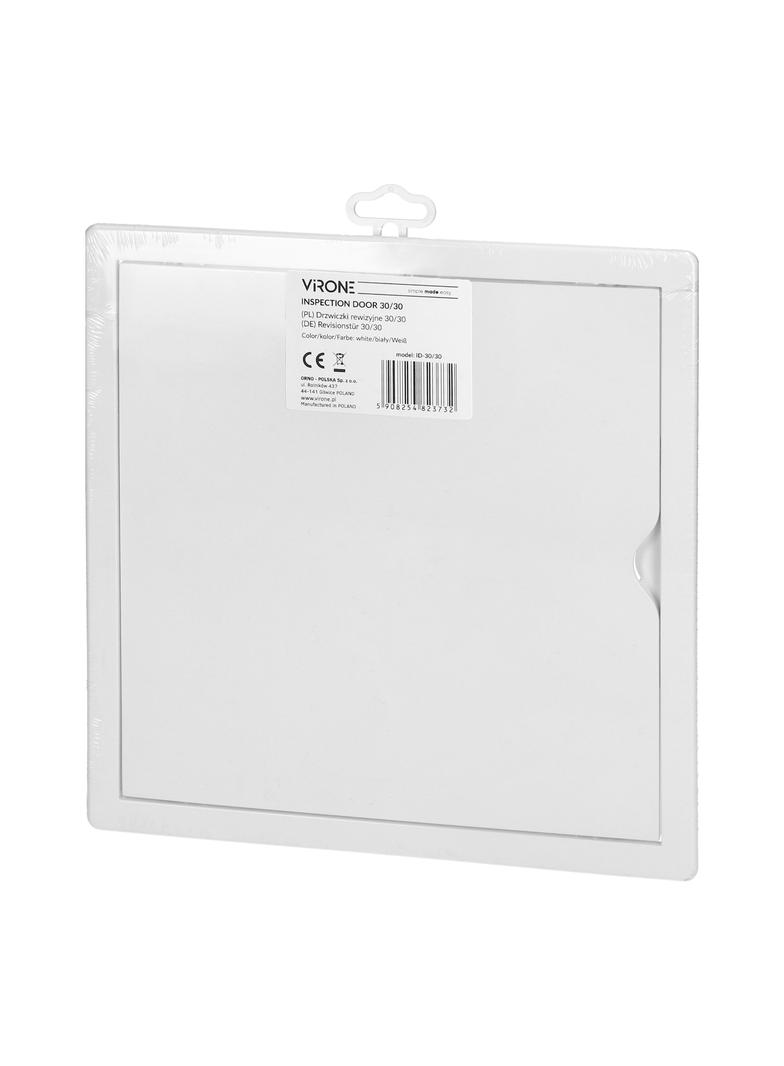 Drzwiczki rewizyjne białe 30x30 cm plastikowe ABS VIRONE ID-30/30 ORNO