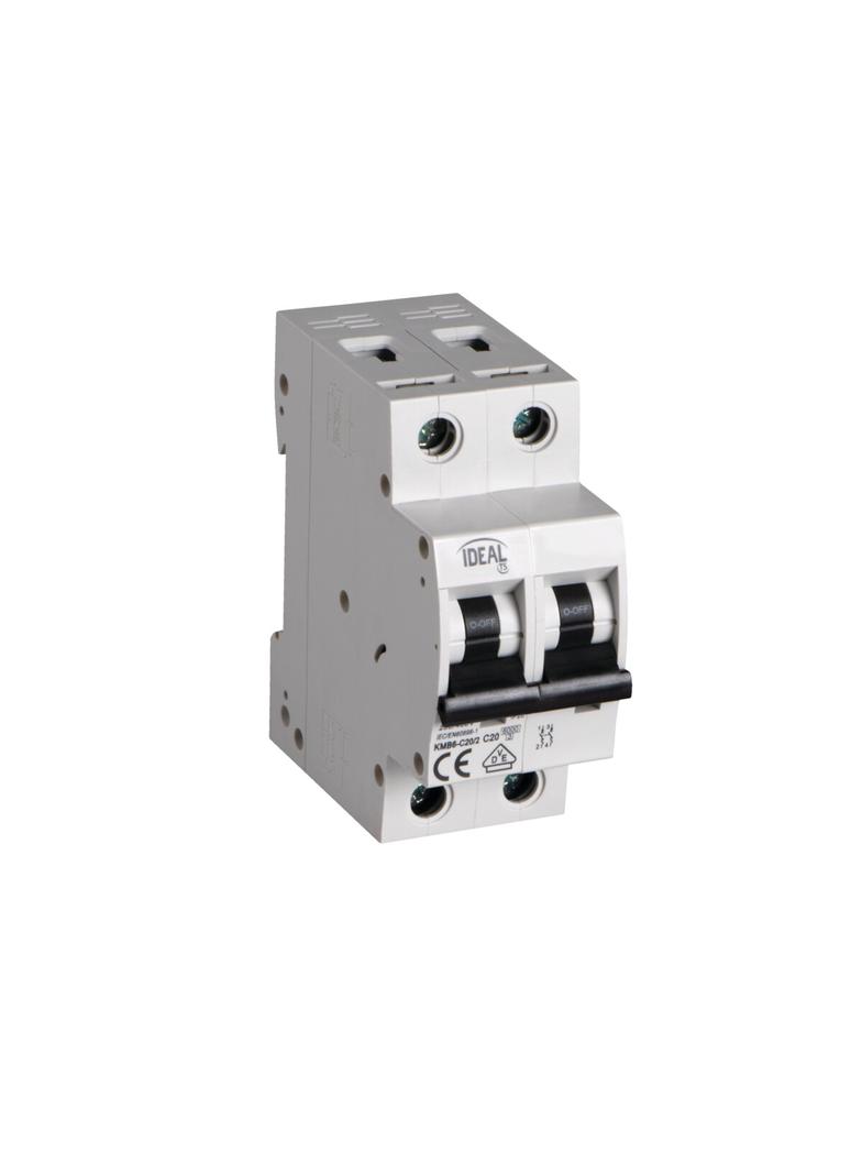 Wyłącznik nadprądowy 6kA 2P C20A KMB6-C20/2 32586 KANLUX