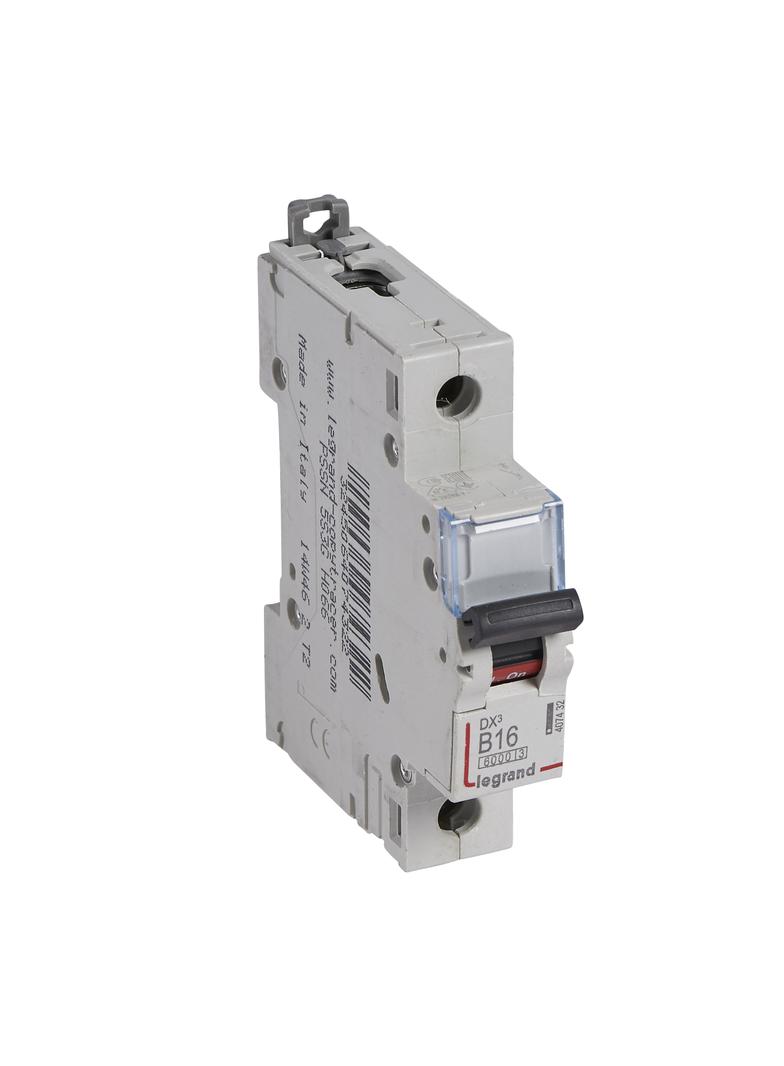 WYŁĄCZNIK NADPRĄDOWY S 301 1P B 16A 6000A SERII DX3, Legrand