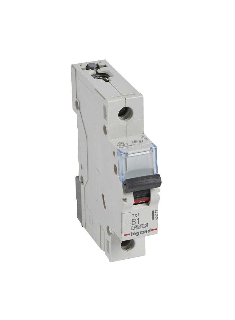 Wyłącznik Nadprądowy S 311 1P B1A 10000A TX3 404077 LEGRAND