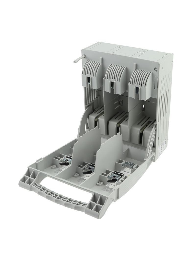 Rozłącznik bezp. poziomy 400A AC 690V NH2 AC23B 3P IEC montaż na płycie montaż śrub. (M10) EBH2O3TM1