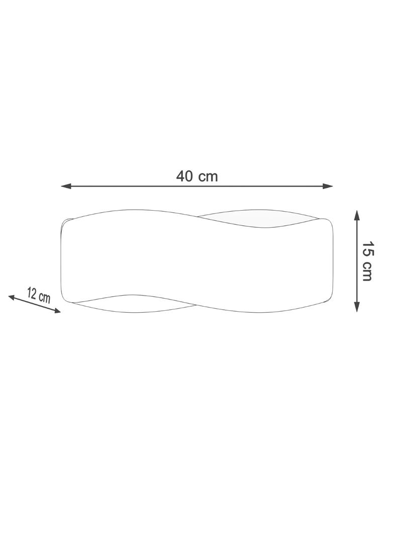 Sollux Kinkiet TILA 40 czarny SL.1020