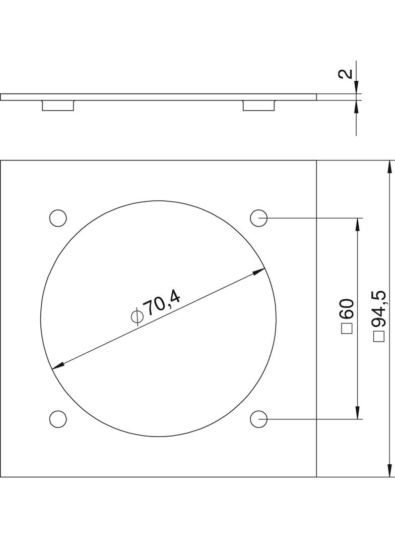 VH4 / VH8, PŁYTKA POKRYWOWA