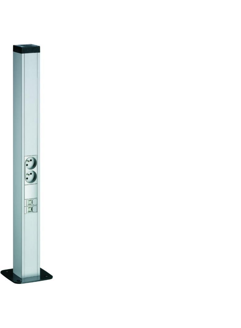 tehalit.DA200 Minikolumna jednostronna DA200-45 H=650mm aluminium DAP45700ELN HAGER