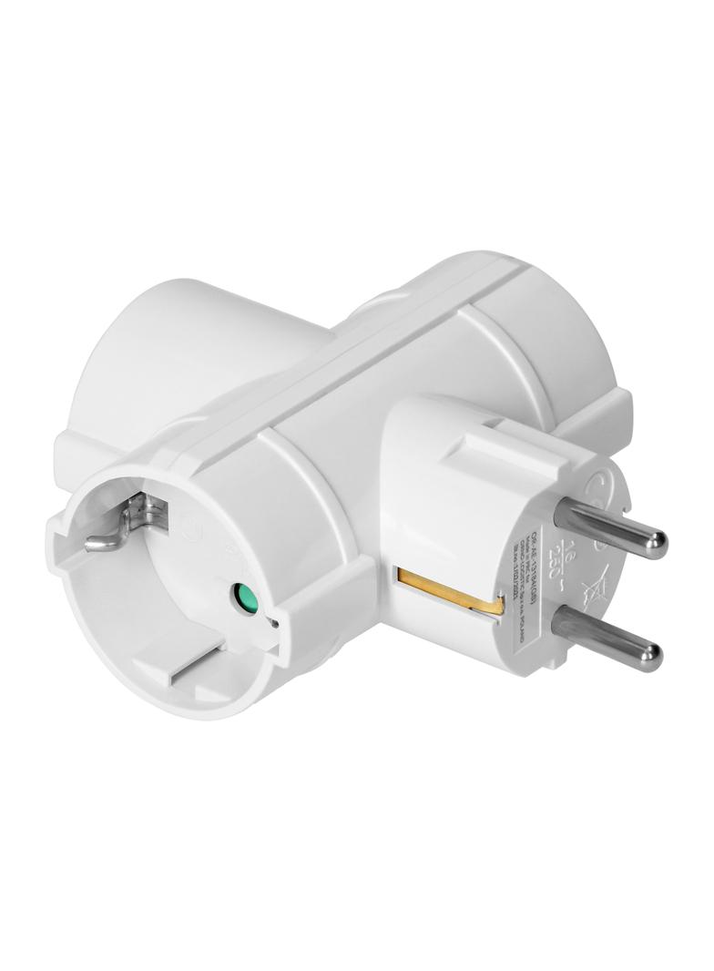 Rozgałęźnik 3x2P+Z (Schuko) biały OR-AE-13184(GS) ORNO