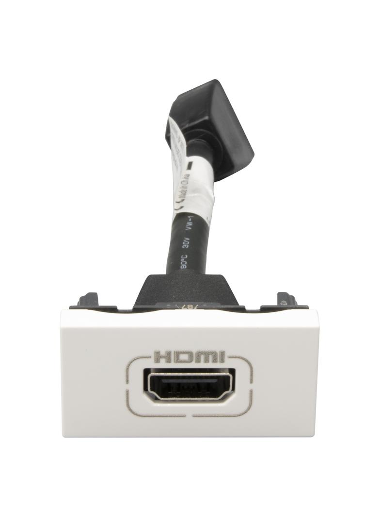 Mosaic Gniazdo Hdmi Typu A Z Przewodem Biały 078778 LEGRAND