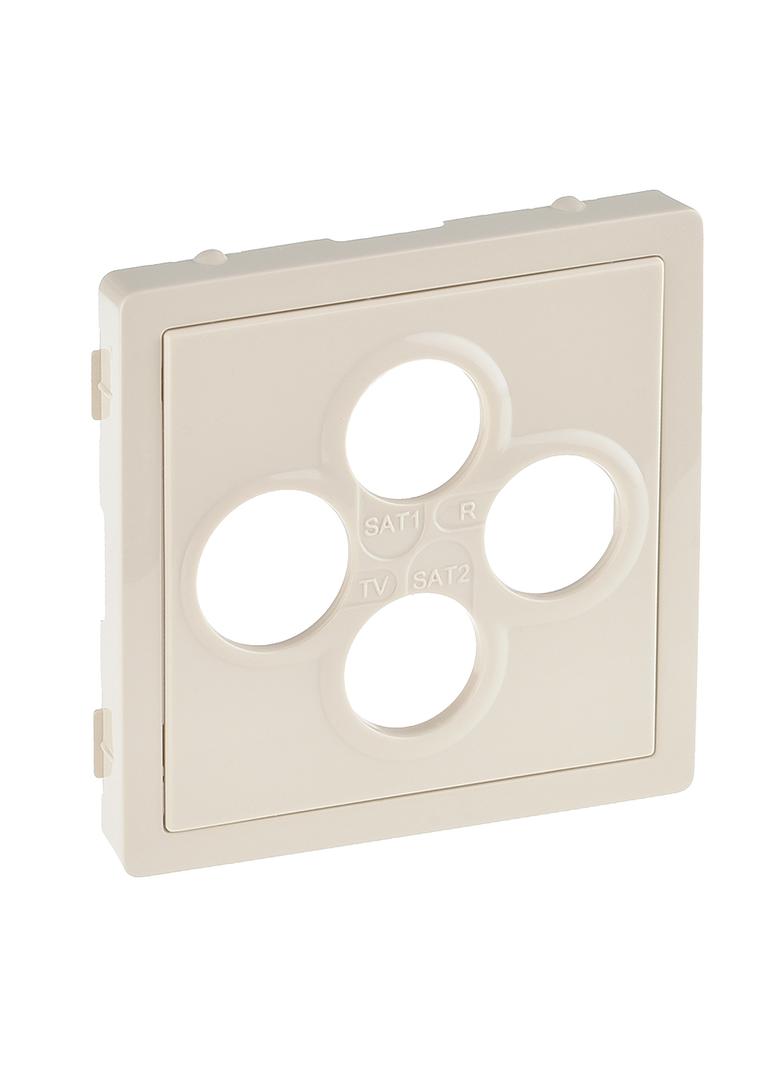 VALENA LIFE PLAKIETKA GNIAZDA TV-RD-SAT-SAT KREMOWA, Legrand