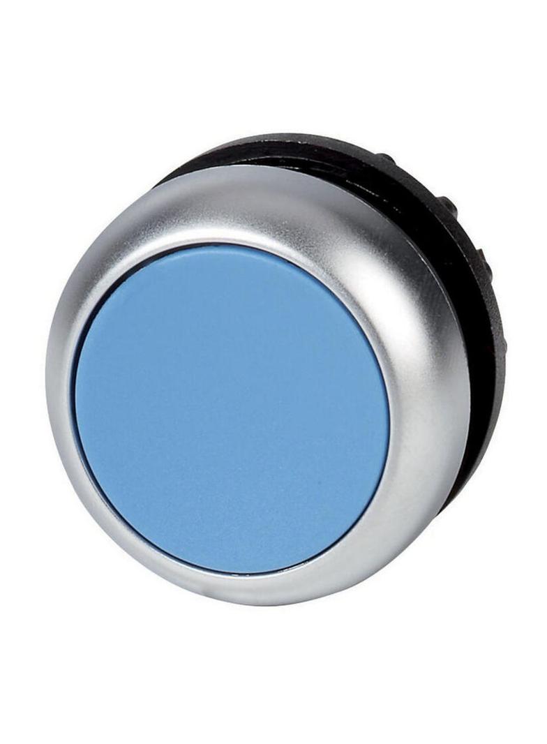 M22-DR-B Przycisk płaski bez samopowrotu niebieski 216623 EATON