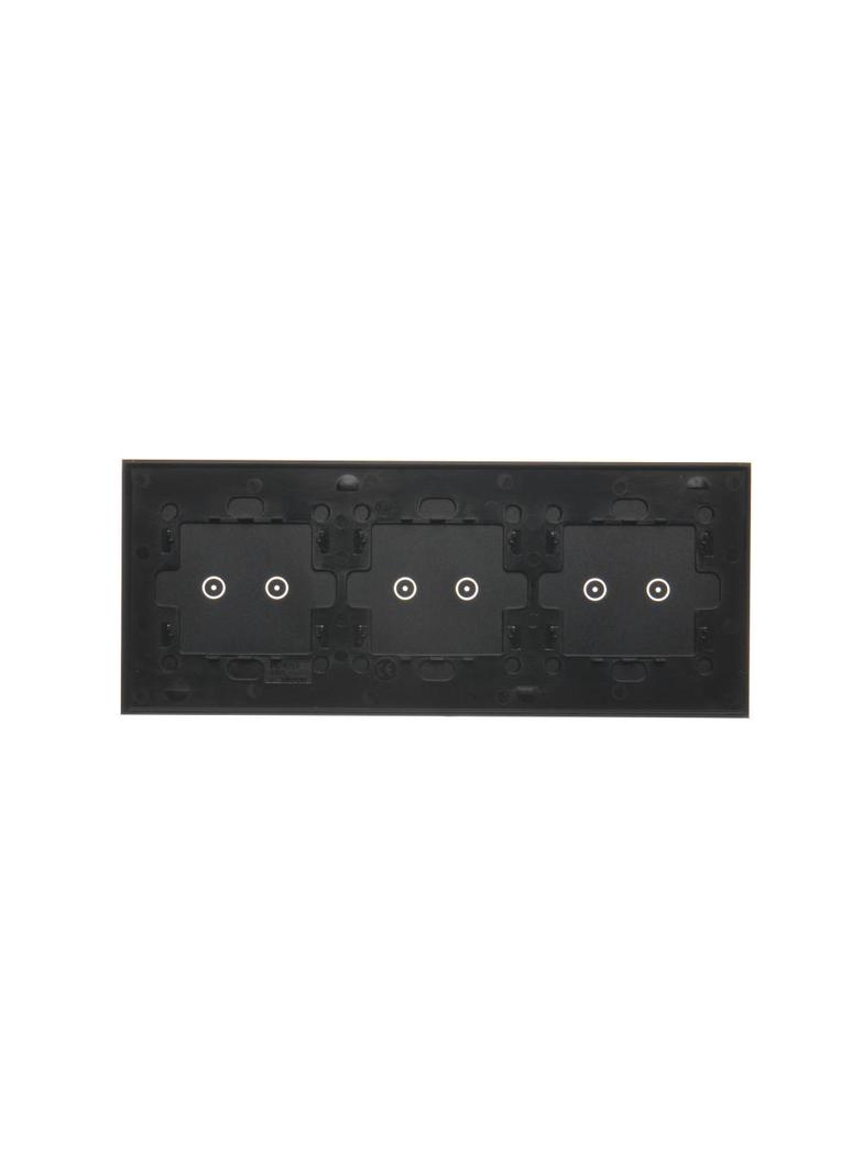 Simon 54 Touch Panel dotykowy S54 Touch 3 moduły 2 pola dotykowe poziome + 2 pola dotykowe poziome + 2 pola dotykowe poziome zastygła lawa DSTR3222/73 KONTAKT