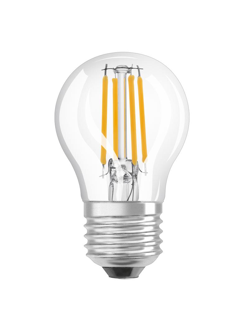 Żarówka LED E27 P40 4W = 40W 2700K Ciepła 470lm 300° Filament SMART+ WIFI Ściemnialna 4058075609792 LEDVANCE