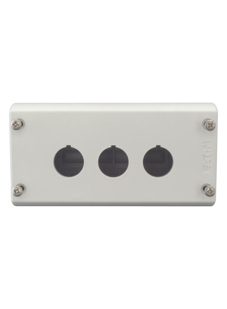 M22-I3 Obudowa kasety 3-otworowa 22mm szara IP67 216538 EATON