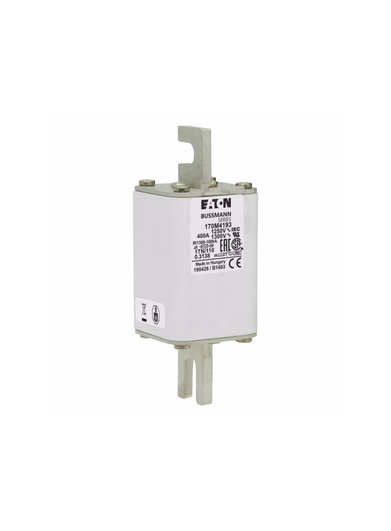 FUSE 400A 1250V 1TN/110 AR CU Wkładka szybka 400A AC 1250V rozmiar 1 53x66x138 mm aR DIN I 170M4193