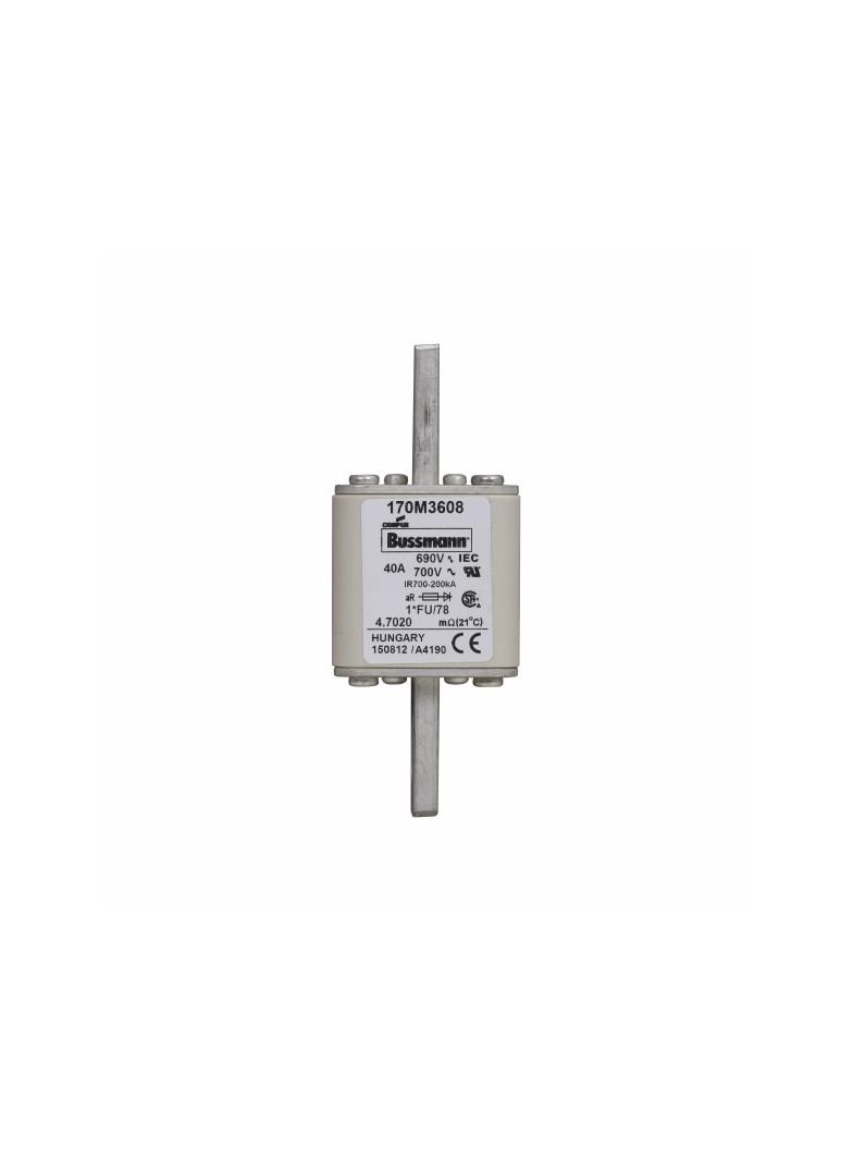 FUSE 40A 690V 1*FU/78 AR UC Wkładka szybka 40A AC 690V rozmiar 1 45x45x110 mm aR IE 170M3608 EATON