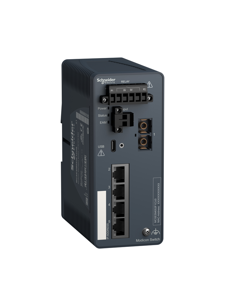 Modicon Switch Zarządzalny 4TX/1FX-MM