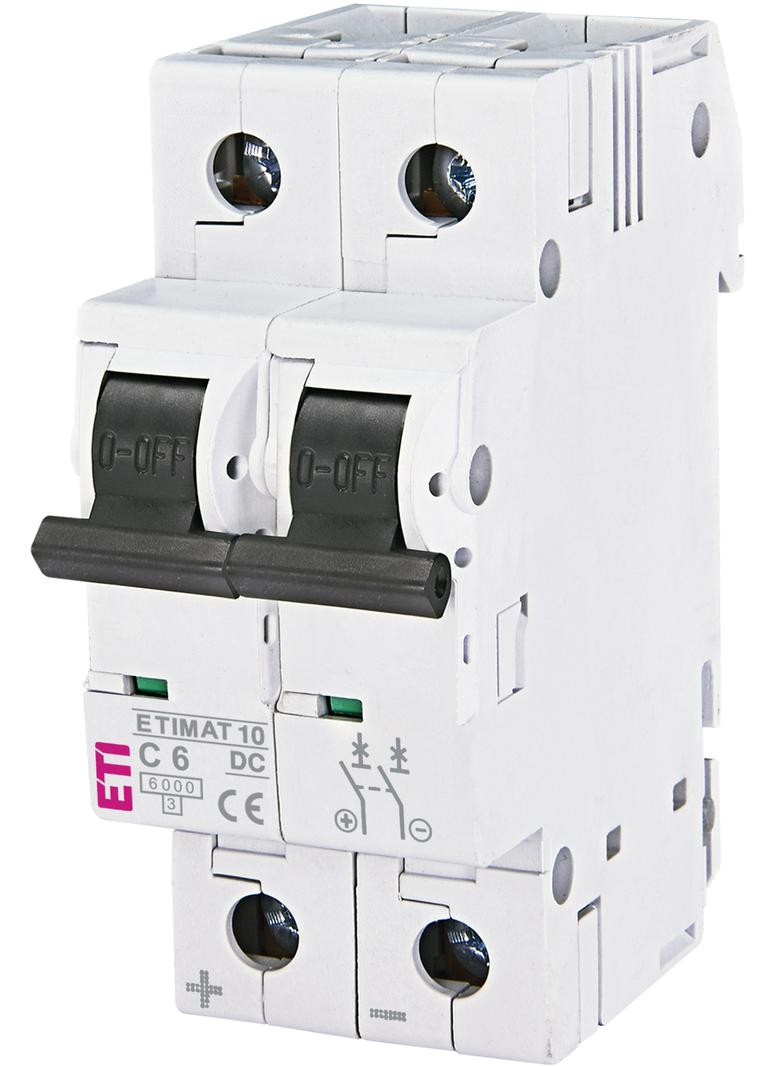 Wyłącznik nadprądowy DCMAT 10-DC 2P C6 002138712 ETI