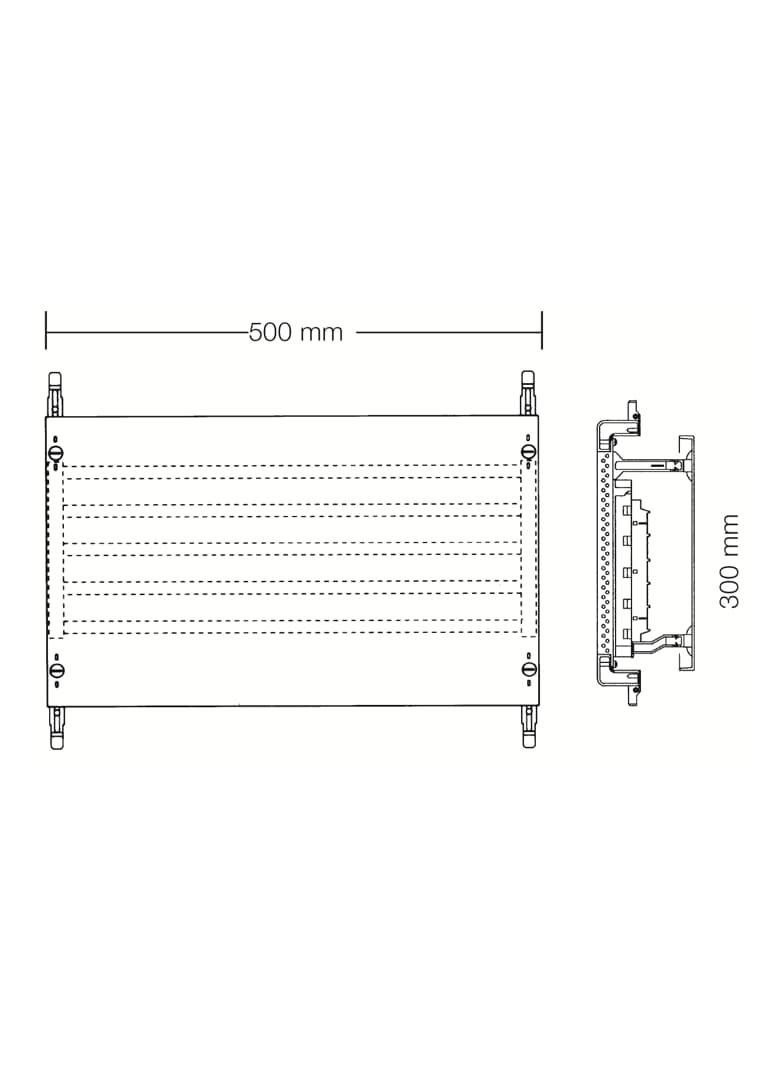 ED72SA Zestaw łączeniowy 2F do szyn