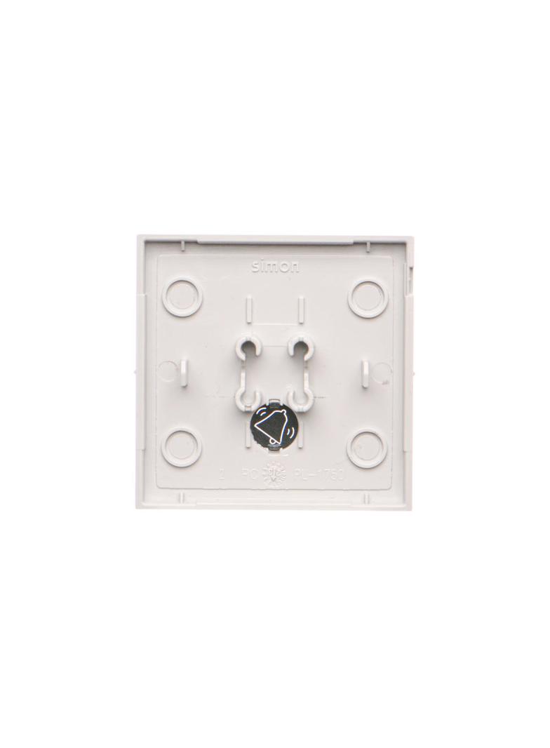 Simon 55 Klawisz pojedynczy z oczkiem z piktogramem /dzwonek/ do: SP1M Jasnoszary mat