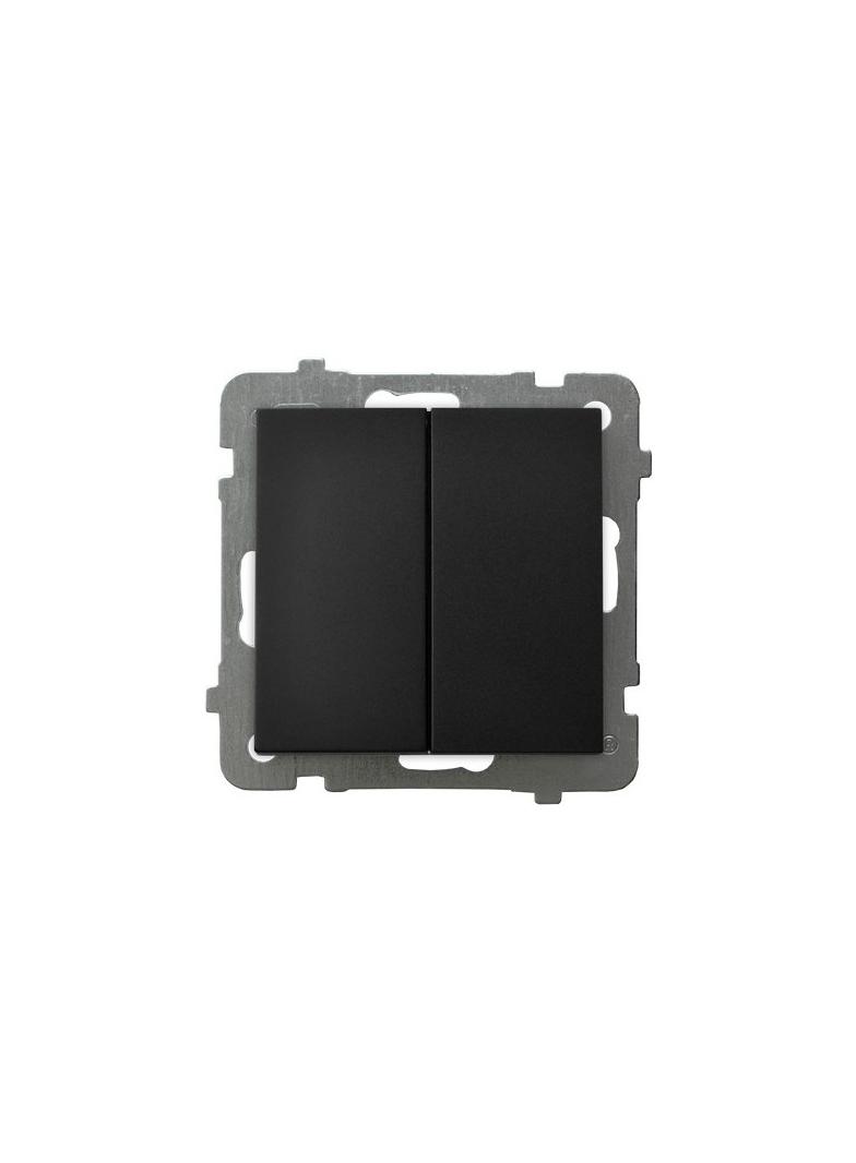 AS Łącznik podwójny zwierny - kolor czarny metalik