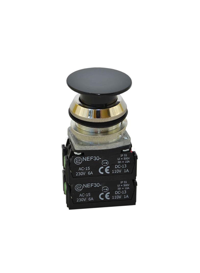 Przycisk NEF30-D4X czarny W0-NEF30-D 4X S PROMET