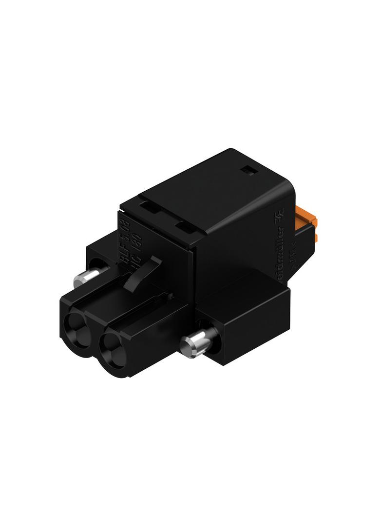 BLF 5.08HC/02/180F SN BK BX Wtyk PCB (złącze wiązki), 5.08 mm, Liczba biegunów: 2, PUSH IN, Złącze sprężynowe /90szt./ 1012640000 WEIDMÜLLER