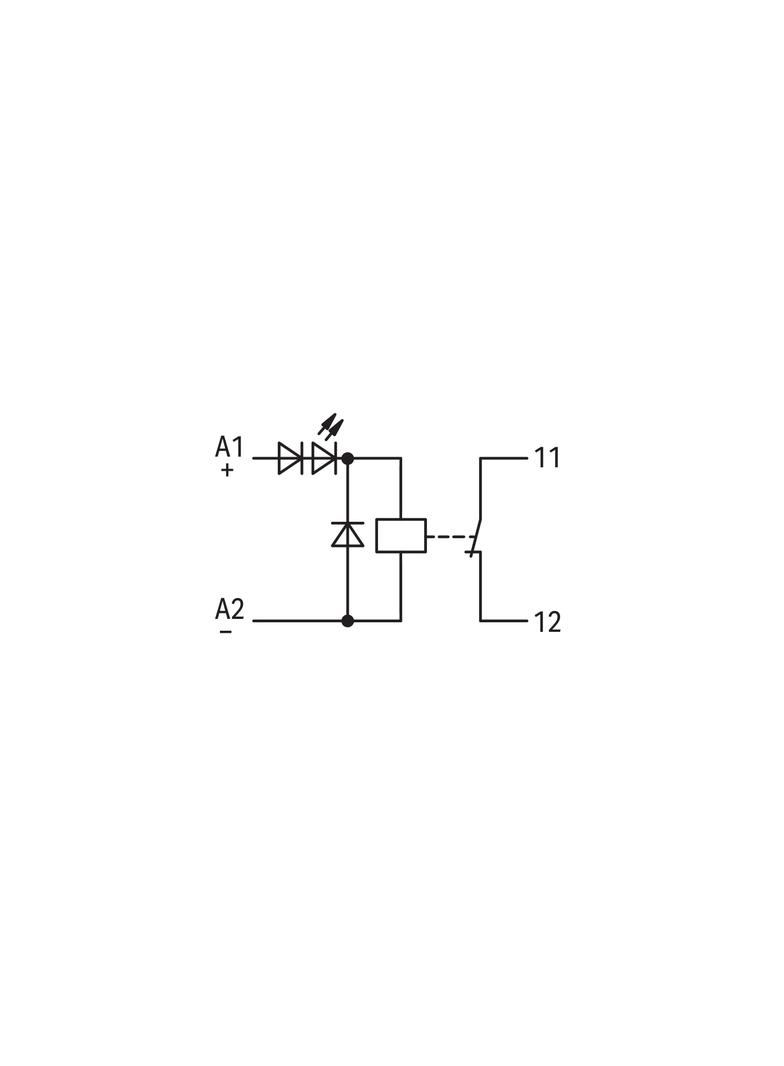 moduł przekaźnikowy 10mm 24V DC 1r WAGO